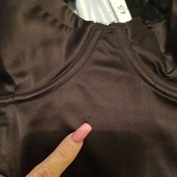 [F21] Black Bustier Corset Top Large - Picture 12 of 12